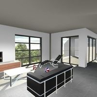 Einfamilienhaus Innenbereich Model